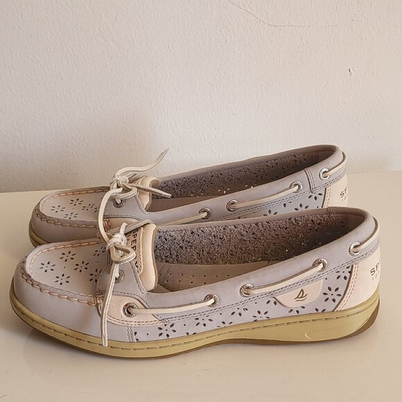 Sperry Top Sider Angelfish Boat Shoes Women's leather flats size 8.5 - Picture 2 of 6